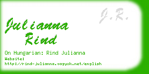 julianna rind business card